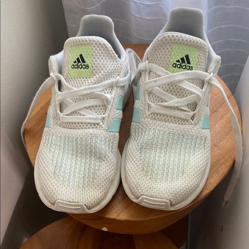Adidas Swift 13K White and Aqua - Picture 4 of 6